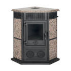 Salamandra a Lenha de Canto Granito - Albicalor 